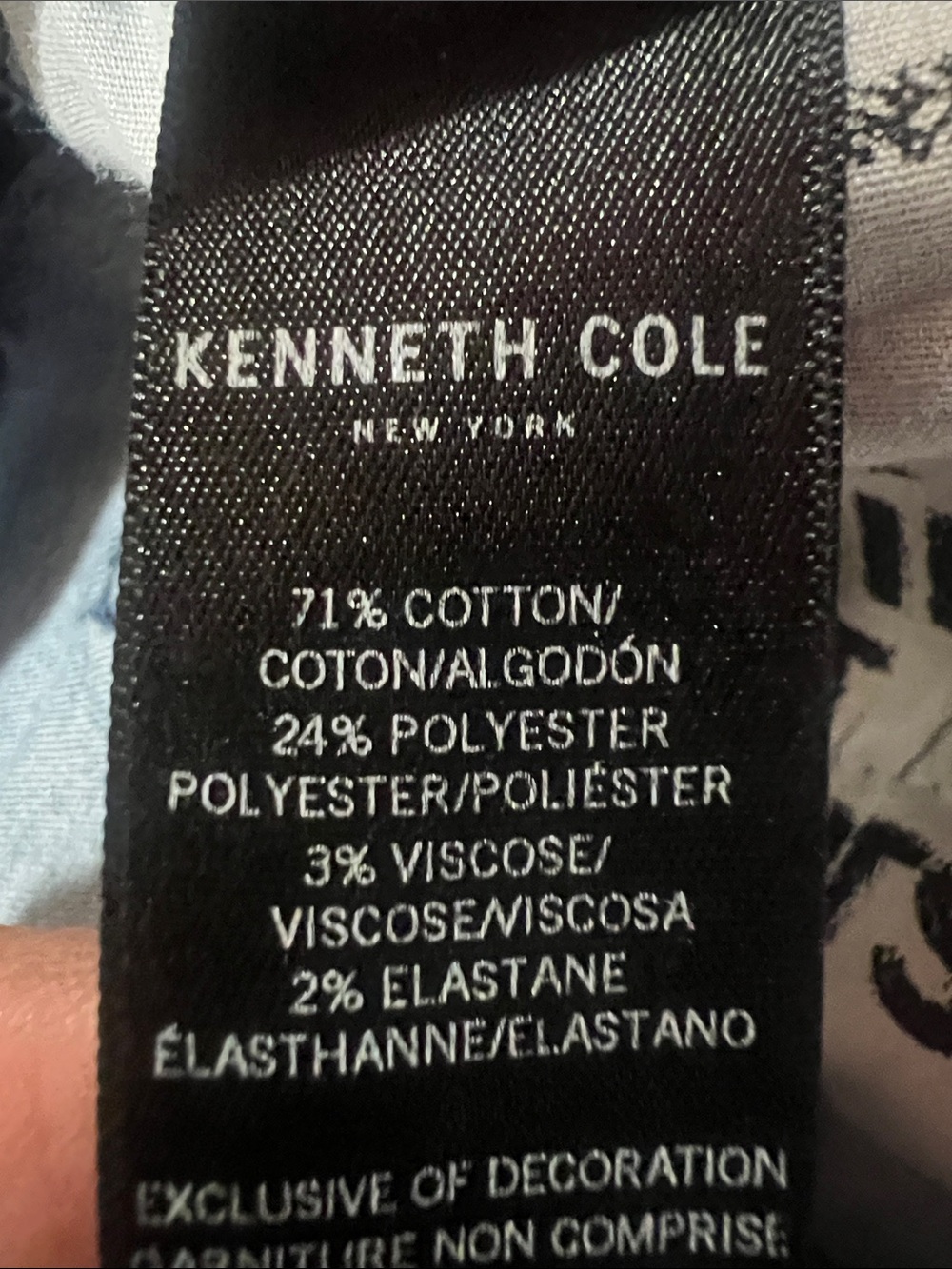 Kenneth Cole Light Blue Cropped Stretch Jeans - Picture 11 of 12